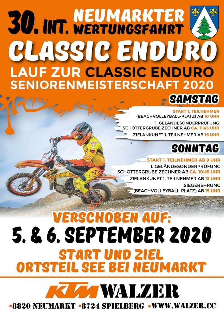 Neumarkter Wertungsfahrt Plakat A2 Neu